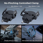 SMALLRIG Universal SSD Holder for MagSafe, with Cold Shoe & Cable Clamp, 40-60mm Wide Clamping, SSD Mount Bracket for Samsung T5 T7 SSD, for SanDisk SSD, for Camera Cage, for iPhone 17/16/15/14-5196