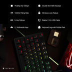 TECWARE Phantom 87 Key Mechanical Keyboard, RGB led, Outemu RED Switch
