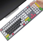 Keyboard Cover Skin for Dell KM636 KB216 KB216t KB216d KB216p Wired & Wireless Keyboard, Dell Optiplex 5250 3050 3240 5460 7450 7050, Dell Inspiron Desktop 24" 27" 5400 5490 7700 7790 3475 3670 3477