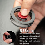 Magnetic Phone Stand with Fidget Spinner | Double Side Holder Ring for iPhone 12/13/14/15/16 and Magsafe Case | Stress Relief Toy | Portable Desk & Gym Accessory for Home Office Travel