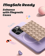 amBand Magnetic Suction Phone Mount Trendy Stocking Stuffers for Men Women Dad Mom Adults, Removable Brown Octo Cup Buddy Sticky Holder for Hands-Free Selfie/Video, Milk Tea