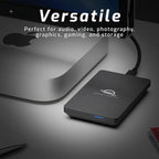 OWC 2TB Envoy Pro FX Portable Rugged External NVMe M.2 SSD Drive Thunderbolt 3, USB3.2 USB-C, up to 2800MB/s speeds, Drop/Shock Resistant Compatible with Mac and PC