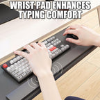 yeshine Under Desk Keyboard Tray Slide Out, Height Adjustable Computer Keyboard & Mouse Platform Tray, 360° Swivel & 30° Tilt Up and Down, Ergonomic Keyboard Tray Under Desk Slide, Black, 25"W x 9.8"D