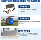 Weize 12V 100Ah Group 24 Bluetooth LiFePO4 Lithium Battery, Built-in 120A BMS, Low-Temp Protection Deep Cycle 500A/3S Peak Discharge Battery for RV, Camping, Solar, Trolling Motor, Home Energy