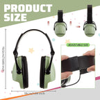 Amylove 12 Pcs Kids Ear Protection Noise Cancelling Headphones Ear Muffs Bulk 27db Adult Noise Reduction Hearing Earmuff(Universal Fit (kids & Adults),Modern Style,Soft Color)
