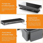 BEEGO Mechanical Computer Keyboard Cover - Black Acrylic Keyboard Cover Keyboard Dust Cover Mechanical Keyboard Cover Full Size Keyboard Protector