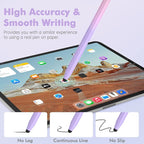 5Pcs Stylus Pens, 2 in 1 Stylus Pen for Touchscreen High Sensitivity Capacitive Stylus for iPad, iPhone, Android Samsung Tablets Skylight Calendar All Universal Touchscreen Devices with 10 Rubber Tips
