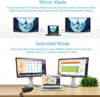 WAVLINK USB 3.0 Laptop Docking Station Dual Monitors, DisplayLink Computer Dock for M1/M2 Mac/Windows/Chrome/Ubuntu - HDMI+HDMI/DVI/VGA, 4xUSB Ports, 2xRed Charging Ports, LAN, Audio
