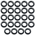 24 Pcs Rubber Grommets, 3/4" Inside Diameter 7/8" Drill Hole Rubber Wire Grommets for Wire, Firewall, Cables, Plugs