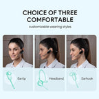 Yealink DECT Wireless Headset WH63,Mono Single Ear Office Headset with Noise Canceling Mic,Work for Computer, Desk Phones,Work with Zoom,RingCentral,Avaya, Teams Certified