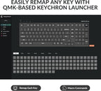 Keychron Q5 Max Wireless Custom Mechanical Keyboard, 2.4 GHz Bluetooth QMK Full Aluminum 96% Layout RGB with Hot-swappable Gateron Brown Switch Compatible with Mac Windows Linux