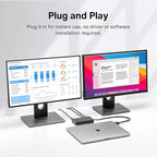iVANKY FusionDock 1+ MacBook Pro Docking Station with 180W Power Adapter, 12-in-1 Dual 4K@60Hz USB C Dock for MacBook Pro/Air Thunderbolt 3/4 Dock HDMI 2.0, 96W PD, 6 USB, 2.5Gbps Ethernet SD/TF Audio