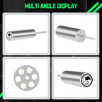 Weight Stack Pin Extender for Gym Cable Machine & Home Gym, Ø10 mm ＆ Ø8 mm, Allowing Additional Olympic Weight Plates, Made of Durable Steel for Secure and Long-Lasting Use
