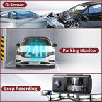2025 Dash Cam, 3 Channel Dash Cam Front and Rear Inside, Interior Car Camera, 2.5K/1440P Single Fr,Fr+Interior, Front+Rear Dash Camera for Cars Taxi with Night Vision, Parking Monitor 1S Recording