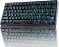 Hyekit x MCHOSE Jet 75 75% Wired Magnetic Switch Mechanical Gaming Keyboard, Rapid Trigger Hall Effect Keyboard, Hyper-Fast Adjustable Actuation, 8K Hz Polling Rate, RGB HotSwap, for PC/Mac, Black