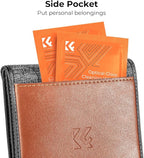 K&F Concept Lens Filter Pouch, Lens Filter Case 3 Pocket Professional Photography Filter Holder Belt Bag Pouch Water-Resistant and Dustproof for Filter Up to 82mm
