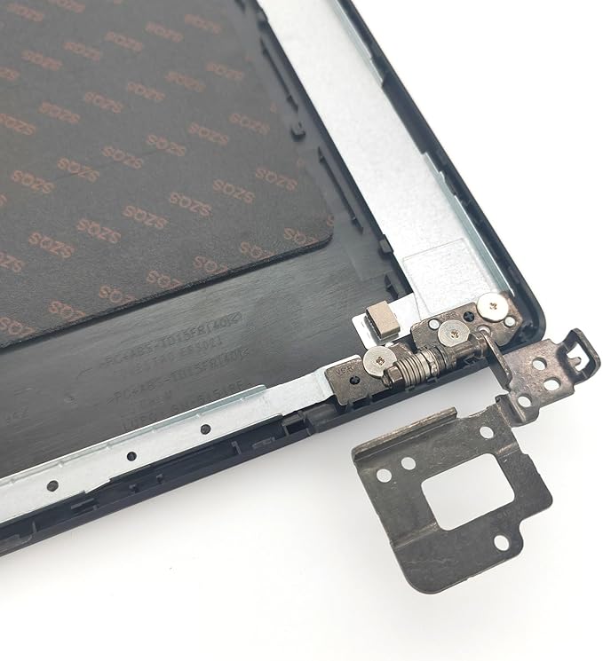 Replacement LCD Back Cover Rear Top Lid with Hinges for Dell Latitude 15 3520 E3520 Series Laptop,New Dell Latitude 3520 Back Cover and Hinge P/N: 17XCF 017XCF Black