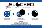 BLOCKED Stackable Webcam/Camera Vinyl Covers | 95 Low-Tack Restickable Webcam Sticker | 5-Sizes | Black 95-Pack (Muted Matte)