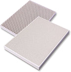 A square honeycomb ceramic welding plate Jewelry welding block Ceramic welding plate Welding parts, jewelry making, smelting and casting tools and more.