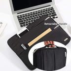 Voova Laptop Sleeve Carrying Case 15.6 16 Inch,Slim Computer Cover Bag Compatible with MacBook Pro 15/16, Dell xps 15,15-16 Inch HP Dell Asus Acer Laptop, Black