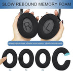 GEVO Ear Pads Cushions Replacement for Bose QC35 ii QC35, Earpads for Bose QuietComfort 35ii 35 Headphones with Protein Leather Noise Isolation Memory Foam (Cooling Gel Black)