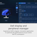 Dell 27 Plus 4K Monitor - S2725QS - 27-inch 4K (3840 x 2160) 120Hz 16:9 Display, IPS Panel, AMD FreeSync Premium, sRGB 99%, Integrated Speakers, 1500:1 Contrast Ratio, Comfortview Plus - Ash White