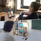 2-Pack LED Video Light with Stand, Home Studio Back Lights, Photo Lights with Color Filters for Close Photography Lighting YouTube Video Recording, Desk Game Steaming