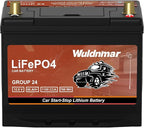 High Performance G24 12V 60AH Lithium Car Start Stop Battery with 1100CCA and 60 Month Warranty