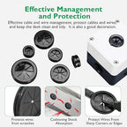 3/4 inch Rubber Grommets for Wiring, 5/8 Inch ID, Firewall Grommets Automotive Cable Cords Hoses Protection, Double-Sided Rubber Plugs for Round Holes, 25 Pcs, 16x20 mm