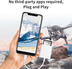 SD Card Reader for iPhone iPad Camera,Dual Card Slot Memory Card Reader Supports SD and TF Card Trail Camera Viewer Sd Card Adapter Portable Micro Sd Card Reader No Application Required Plug and Play