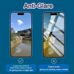 2 Pack Matte Privacy Screen Protector for iPhone 14 Pro 6.1", [Auto-Dust Removal and Auto-Alignment] Anti-Spy Anti-Glare Anti-Fingerprint Tempered Glass Film, Smooth & Sensitive Touch