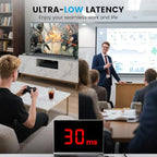 Wireless HDMI Transmitter and Receiver 4K, ULNA 328FT/100M Wireless HDMI Extender Live Streaming Video/Audio, Plug & Play Ultra-Low Latency for Video and Audio to Monitor from PC/Projector/TVBox
