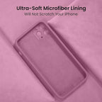 FireNova Designed for iPhone 13 Pro Max Case, Silicone [Camera Protection] Phone Case with [2 Screen Protectors], Soft Anti-Scratch Microfiber Lining Inside, 6.7 inch, Lilac Purple