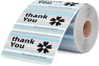 2.25x1.25 Inch Thermal Labels Sliver, Holographic Sliver Barcode Thermal Labels for Thermal Printer and Small Business, Multi-Purpose Rectangle Stickers, 500 Sheets/Roll