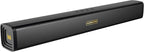 Monster S220 Bluetooth Soundbar for TV, Bluetooth 5.4 Sound Bar, 2.0CH with Dual Bass Diaphragm, All-in-one Home Theater Speakers, Compact, AUX/USB/TF Card Connection for TV/PC/Gaming/Projectors