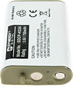 Synergy Digital Cordless Phone Batteries, Works with Panasonic HHR-P103 Cordless Phone, (Ni-MH, 3.6V, 750 mAh) Ultra Hi-Capacity, Combo-Pack Includes: 2 x SDCP-H324 Batteries