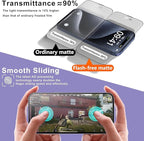 Matte Screen Protector for iPhone 17, iPhone 16 Pro 6.3-Inch, Auto Dust Removal, 9H Tempered Glass, Full Cover, Anti-Fingerprint, Easy Installation, 2 Pack