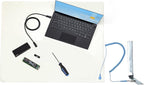 StarTech.com Anti Static Mat, ESD Mat for Electronics Repair, Anti Static Table/Desk Mat w/Detachable Grounding Wire, ANSI/ESD S 4.1, Flexible Thermoplastic Work Pad, 11x18in, TAA