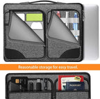 Hseok Laptop Sleeve 15 15.6 16 inches Case Protective PC Briefcase for Commuting and Business trip，BJP-Dark