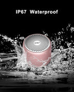EWA A106 Portable Mini Bluetooth Speaker, Enhanced Bass and High Definition Sound, Portable Design, for iPhone, iPad,Nexus,Laptops and More (Rosegold)