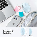 TECKNET Wireless Mouse, 2.4G Ergonomic Optical Mouse, Computer Mouse for Laptop, PC, Computer, Chromebook, Notebook, 6 Buttons, 24 Months Battery Life, 4000 DPI, 6 Adjustment Levels