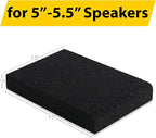 Sound Addicted - Studio Monitor Isolation Pads for 5 Inch Monitors, Pair of Two High Density Acoustic Foam which Fits Most Speaker Stands | SMPad 5