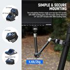 Neewer 11" Articulating Magic Arm Clamp Mount with Super Clamp, Camera Monitor Mount with 1/4" 3/8" ARRI Locating Pins & Holes for DSLR Action Camera Video Light Compatible with SmallRig Cage, ST16C
