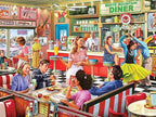 White Mountain Puzzles American Diner, 1000 Piece Jigsaw Puzzle