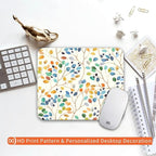 Square Mouse Pad Colorful Forest,Personalized Premium-Textured Custom Mouse Mat Design,Washable Mousepad Cloth,Non-Slip Rubber Base Computer Mouse Pads for Wireless Mouse