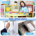 Jetec 32 Pcs Mesh Zipper Bags Toy Storage Bikini Organizer Bag Bolsas Para Guardar Trajes De Baño Waterproof Zipper Reusable Pouch Puzzle Multipurpose for Storage Office(White,7.5 x 5 Inch)