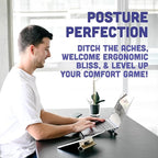 Steepy Adjustable Laptop Stand - 3 Height Computer Riser for Desk