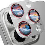 Camera Lens Protector for iPhone 16 Pro Max/iPhone 16 Pro/iPhone 15 Pro Max/iPhone 15 Pro/iPhone 14 Pro Max/14 Pro , [Military Grade Shatterproof][Full Coverage Metal] [Strong Adsorption] 9H Metal Tempered Glass Camera Screen Cover, [Case-Friendly], Si...