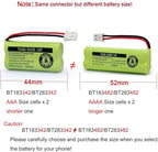 GEILIENERGY BT162342 BT262342 Battery Compatible with BT183342 BT283342 BT166342 BT266342 Vtech CS6114 CS6419 CS6719 with AT&T EL52300 CL80112 CS6719-2 Cordless Handsets (Pack of 4)