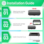 55B1000 Toner Cartridge with Chip Replacement for Lexmark 55B1000 55B1H00 Compatible with Lexmark MS331dn MS431dn MS431dw MX331adn MX431adn MX431adw MX432adwe MS331 MS431 MX331 MX431 Laser Printer Ink